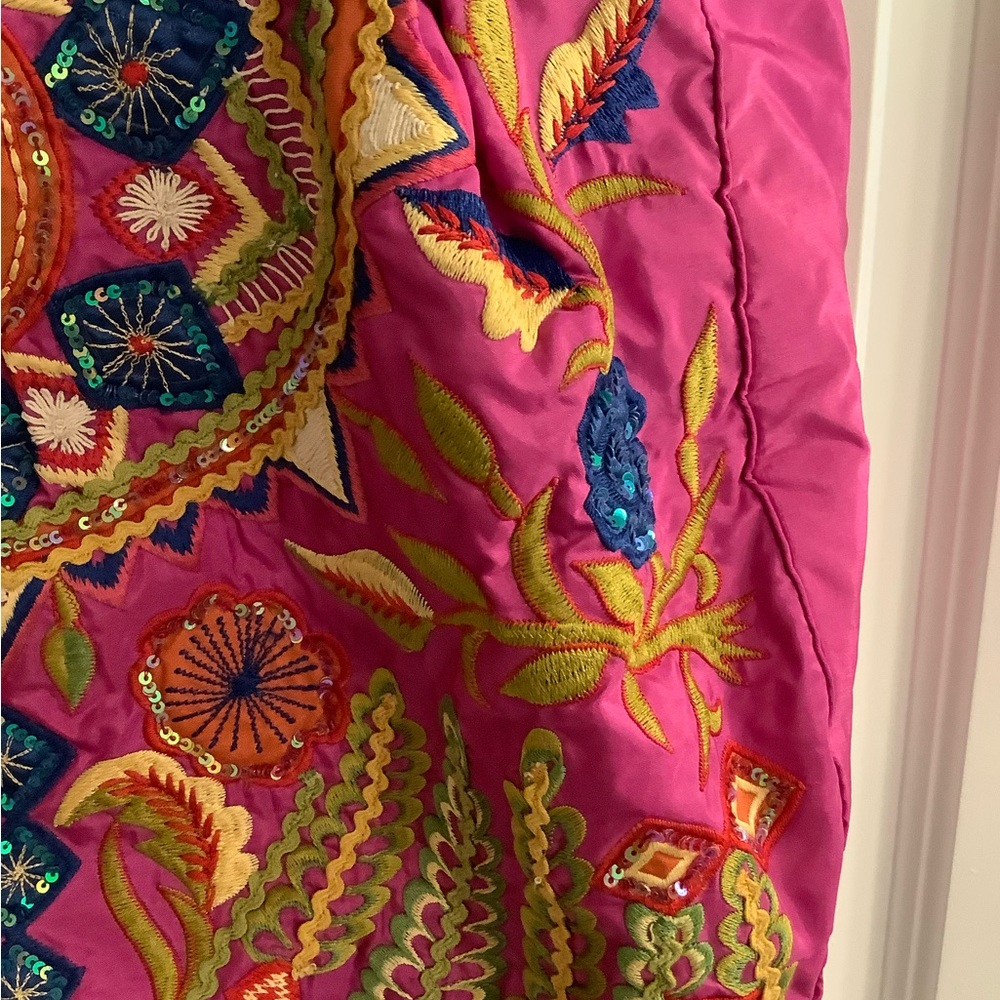 Moyna embroidered boho tote purse from NANTUCKET - Picture 5 of 14
